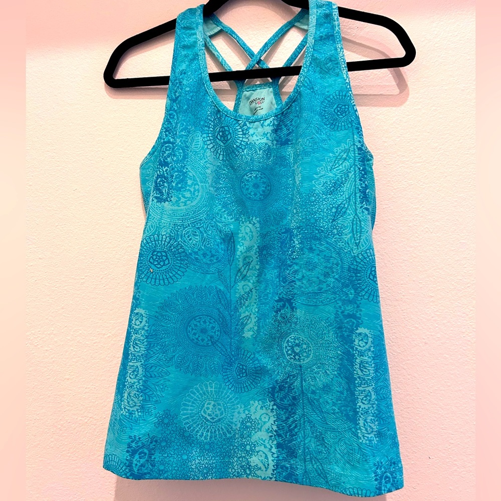Danskin Now XL (12-14) Athletic Tank Top Lined Bust